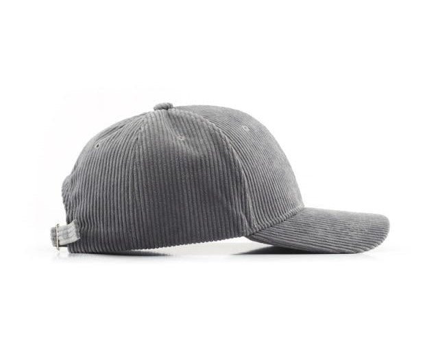 Legend Cap Basic - eindbaas - Corduroy - Grey