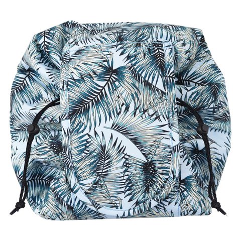 WS drawstring make-up bag Tropical Leaves