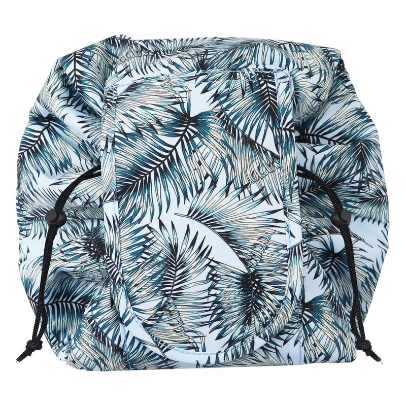 WS Drawstring Schmink Tasche Tropical Leaves