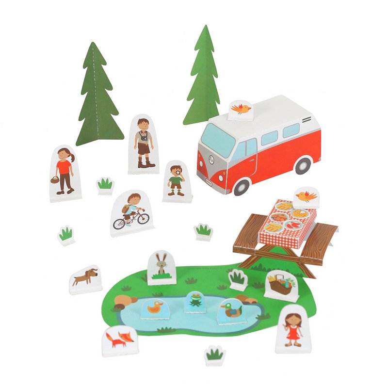 Picnic Paper Toy