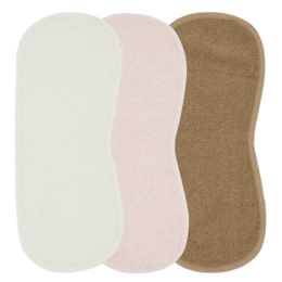 Mundtücher Terry Stoff ausweichen/weiches Rosa/Toffee
