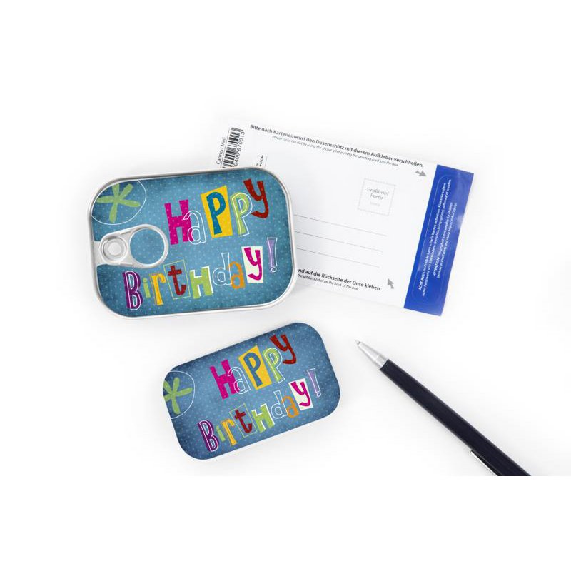 Puede enviar por correo "Feliz cumpleaños"