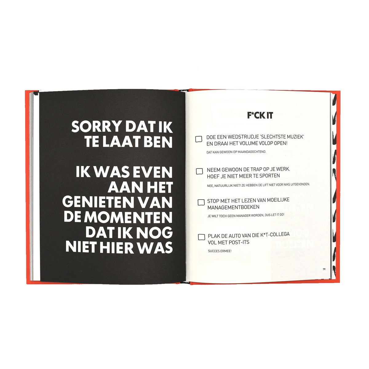 Livre de liste F * CK it pour collègues
