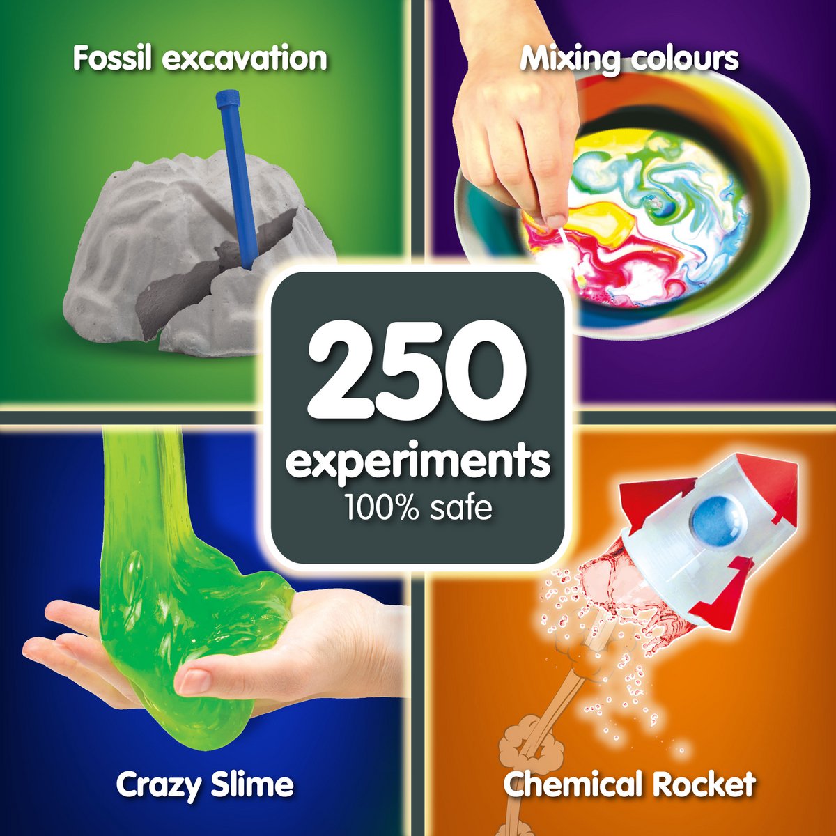 Science Kit 250 Experimenten (6 talen)