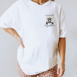 Iron-on Camper Van Patch Travel - Decorate Gift Shirt Iron On Patch "Let's get lost together"
