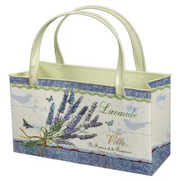 Lavanda - bolsa de metal