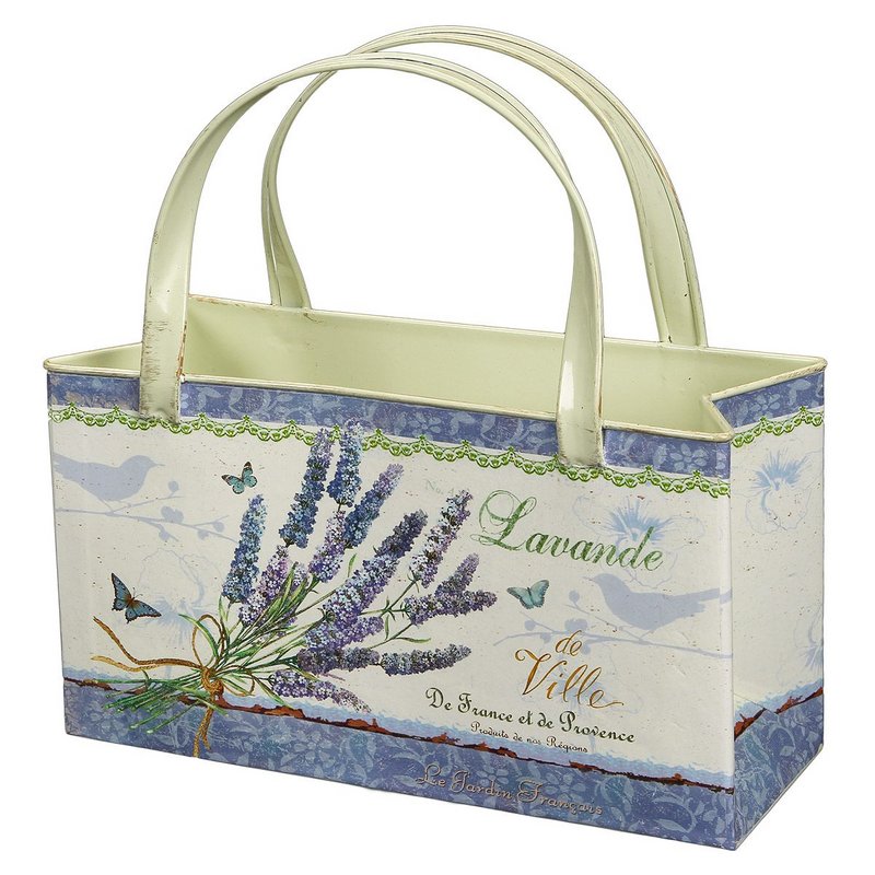 Lavanda - bolsa de metal