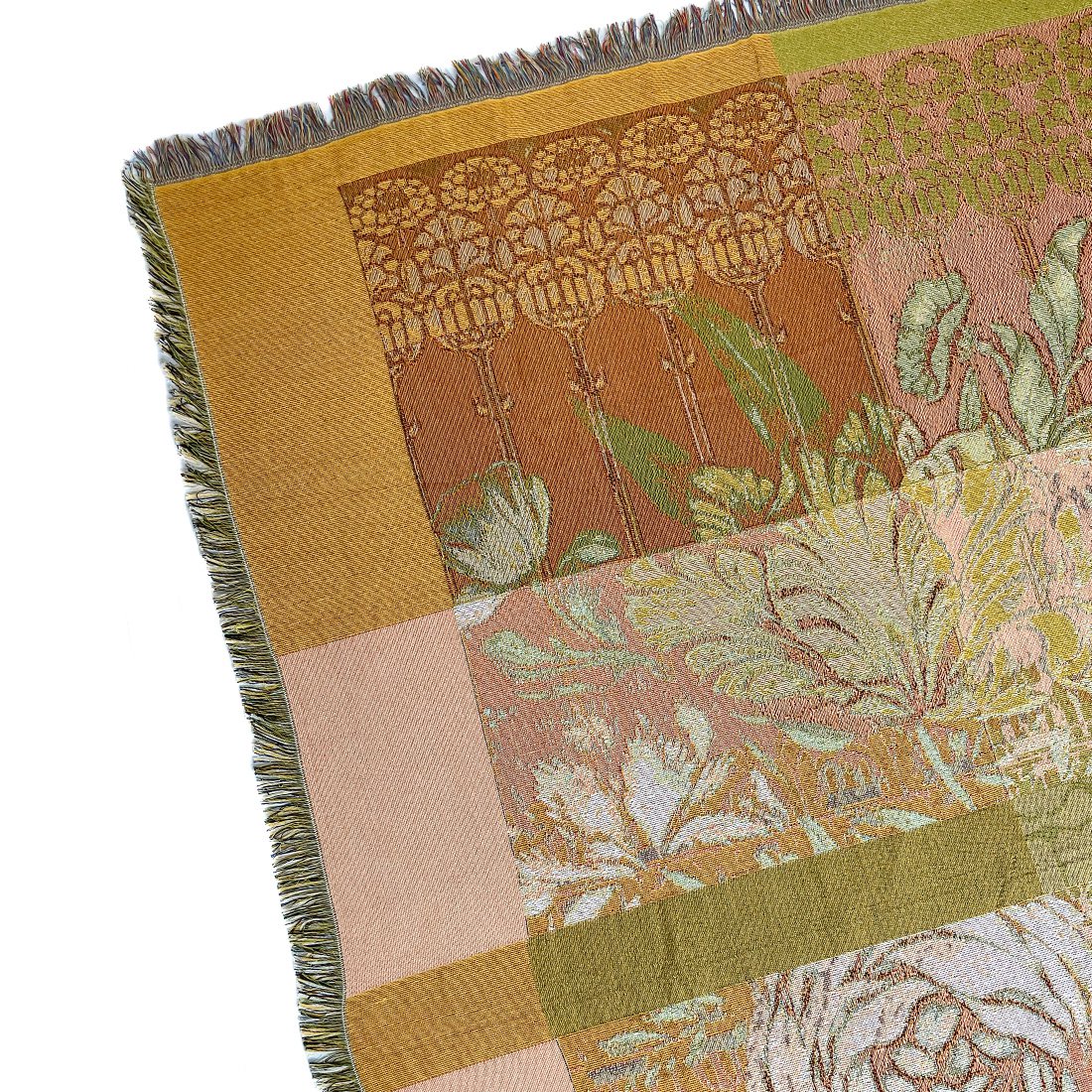NIN-NIT | Floral Blanket | plaid | woven blanket | 160 x 220 cm