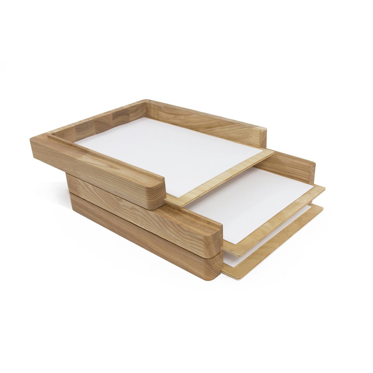 Papieren organizerlade, 3 laden, papieren bureau-organizer