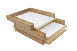 Papier-Organizer-Fach, 3 Fächer Papier-Schreibtisch-Organizer