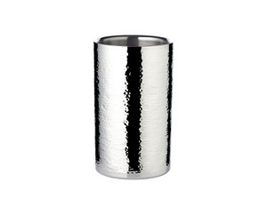 Bottle cooler Nebraska (H 20 cm, Ø 12 cm), finely hammered