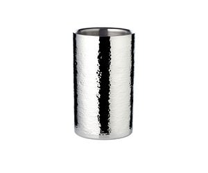 Bottle cooler Nebraska (H 20 cm, Ø 12 cm), finely hammered