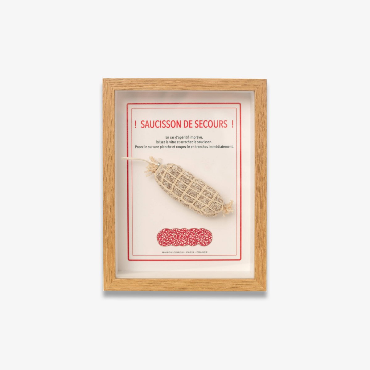 Cornice "Salsiccia di salvataggio"