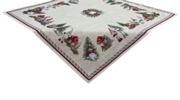 Centro de mesa navideño Lurex Santa Gnome en Gobelin