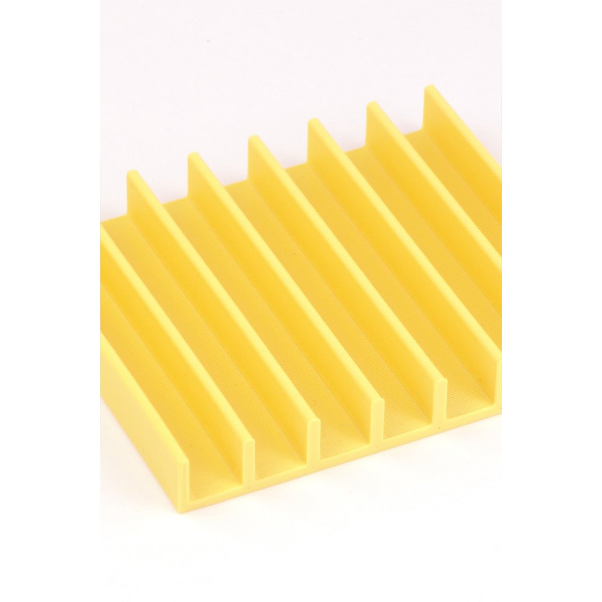 Soap dish made from recycled PET tropical yellow reef