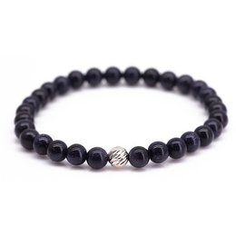Minimal for her Navy Goldstone
