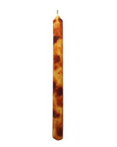 Tie Dye Taper Candle (Orange) | Abendessen Kerze