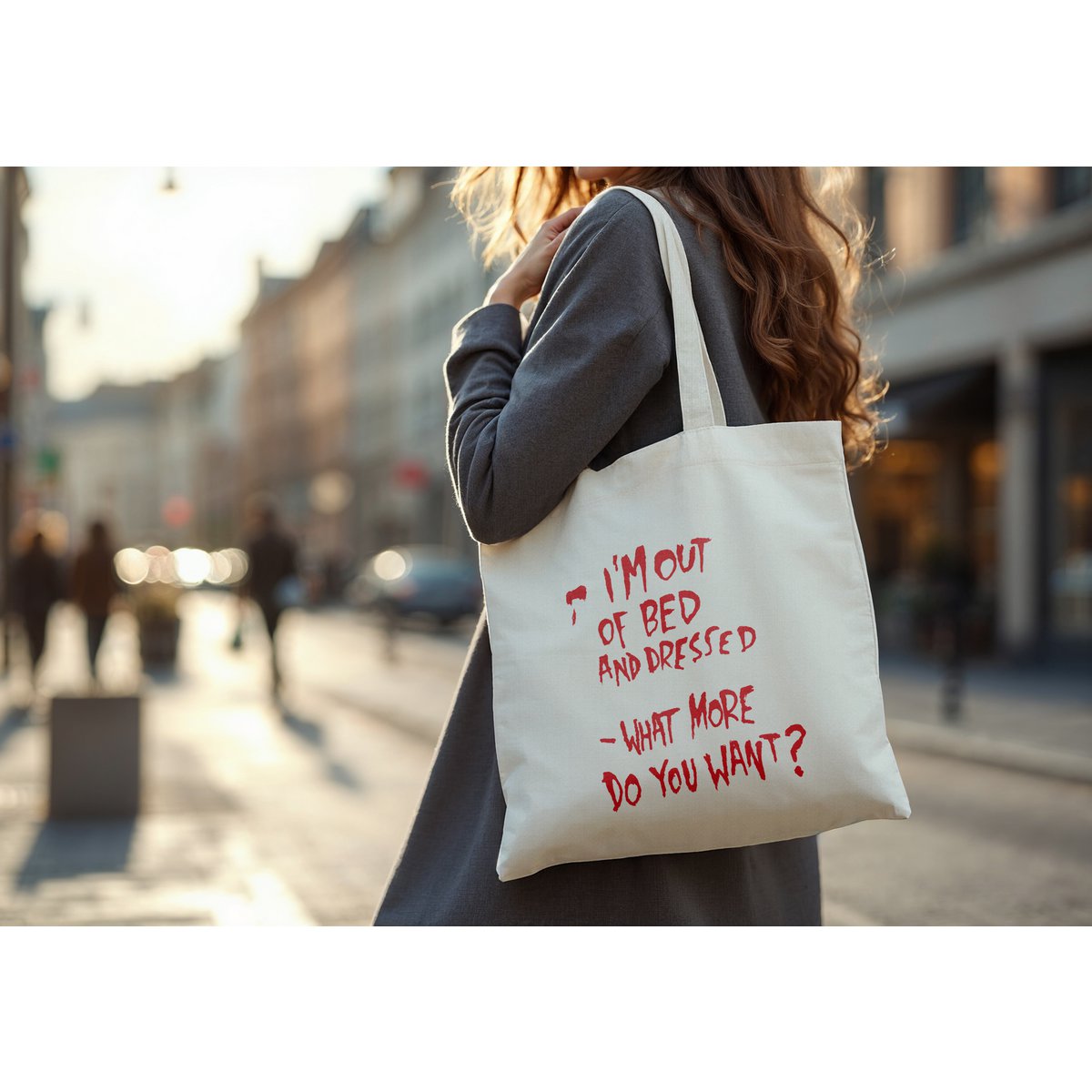 Torba na ramię/torba uliczna Banksy'ego Graffiti - nie mam łóżka...
