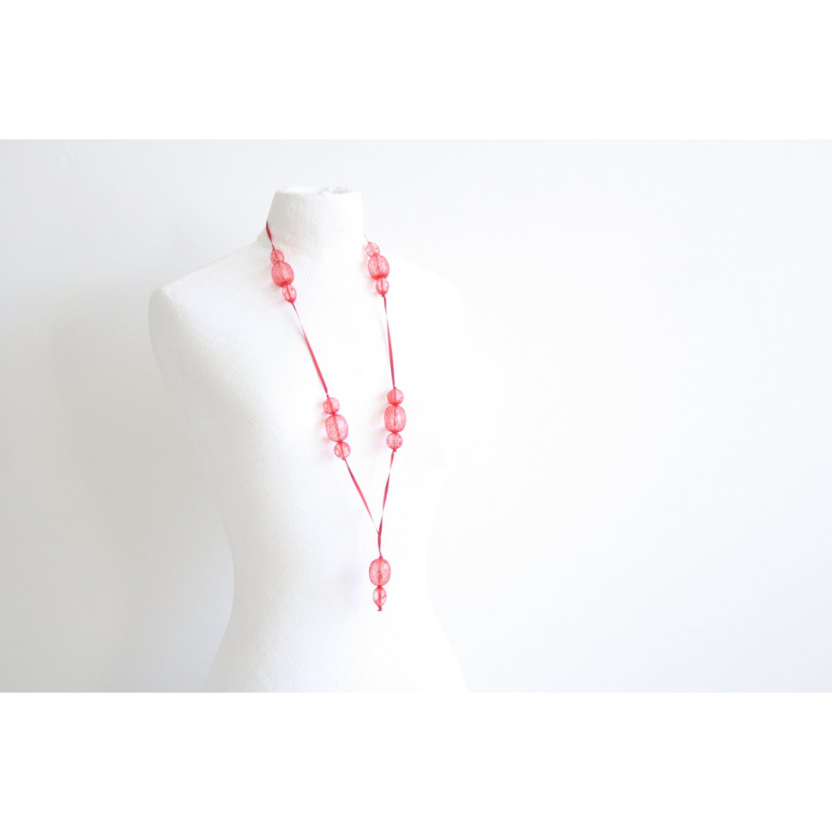 Halsketting Medium - rood