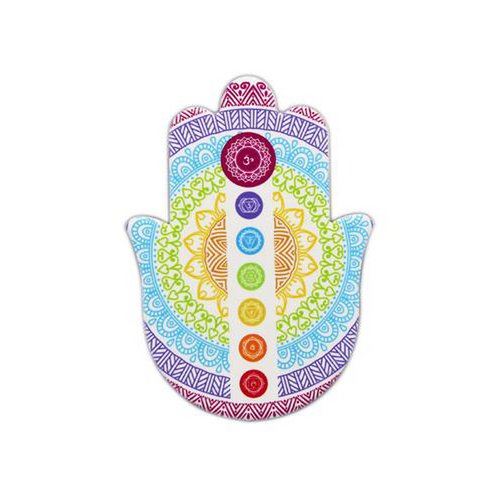 Keramisk flisehånd af Fatima Mandala 10,5x14,5cm
