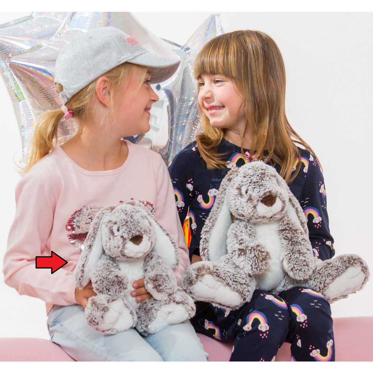 Dangling bunny 21 cm - plush toy - soft toy