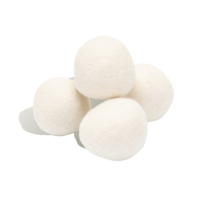 Sheep wool dryer balls, set of 4