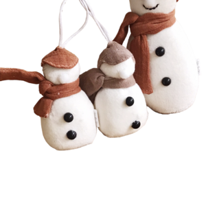 Hanger sneeuwman hanger 8cm