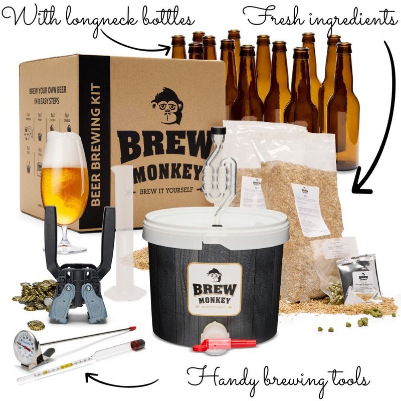 Kit de brassage de bière Brew Monkey - Luxe Blonde