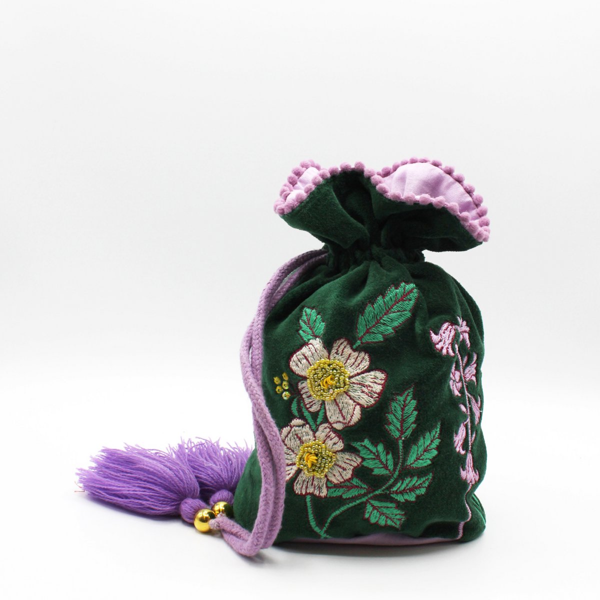 Posy Teal Beutel mit Kordelzug