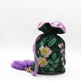 Posy Teal Beutel mit Kordelzug