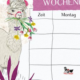 Wochenplaner - Lama