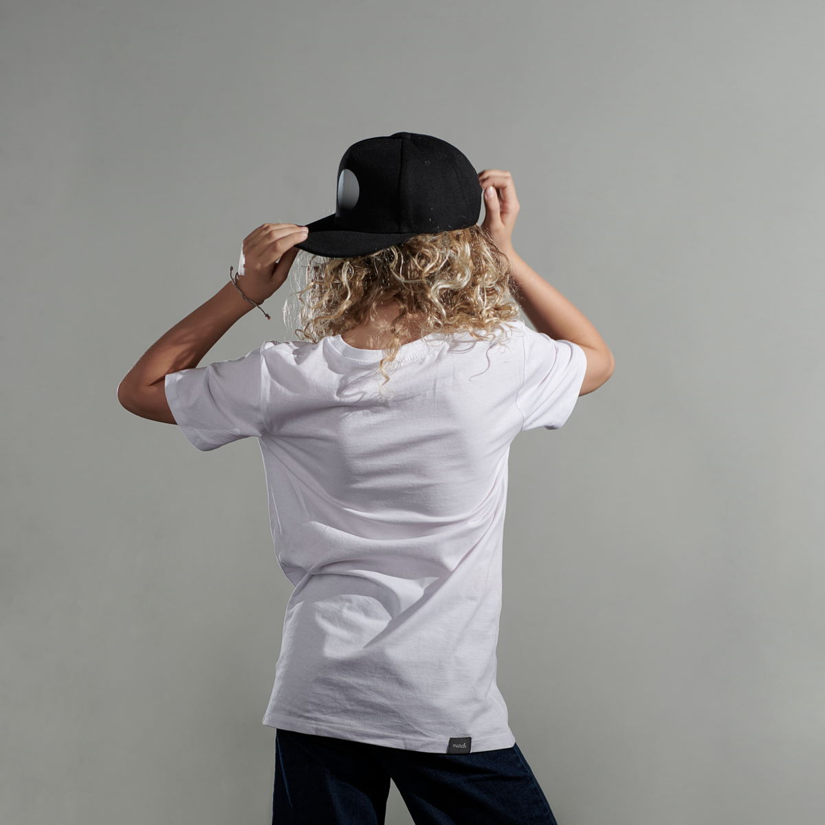reflective black cap fade