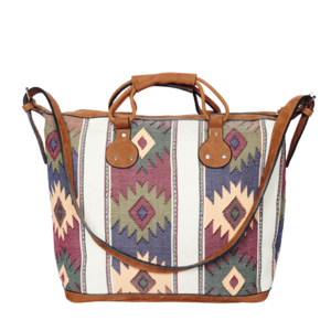 ETHNO WEEKENDER LARGE | WHITE Diamonds