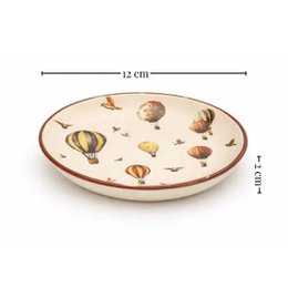Talerz Obiadowy | Ręcznie robiona porcja na gorąco w stylu vintage | Kamionka