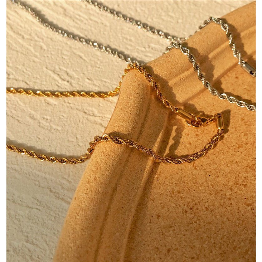 Agamemnon - 3mm Gold Rope Chain