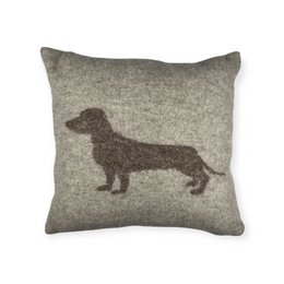 Dachshund / Teckel -pude + inde i puden