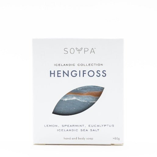 Hengifoss soap- Lemon, Spearmint, Eucalyptus