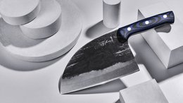 Samura Mad Bull Serbian Chef's Knife 180 mm, Black & Blue Handle