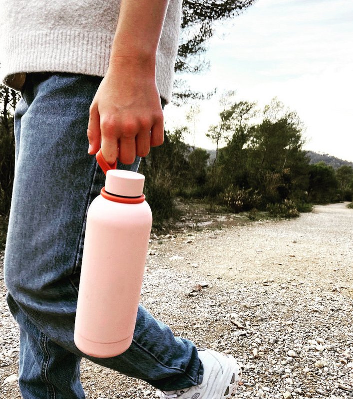ISOLIERTE WIEDERVERWENDBARE FLASCHE 500ML - BLUSH