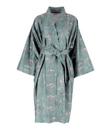 Accappatoio kimono in raso con borsa Dreamy Ocean