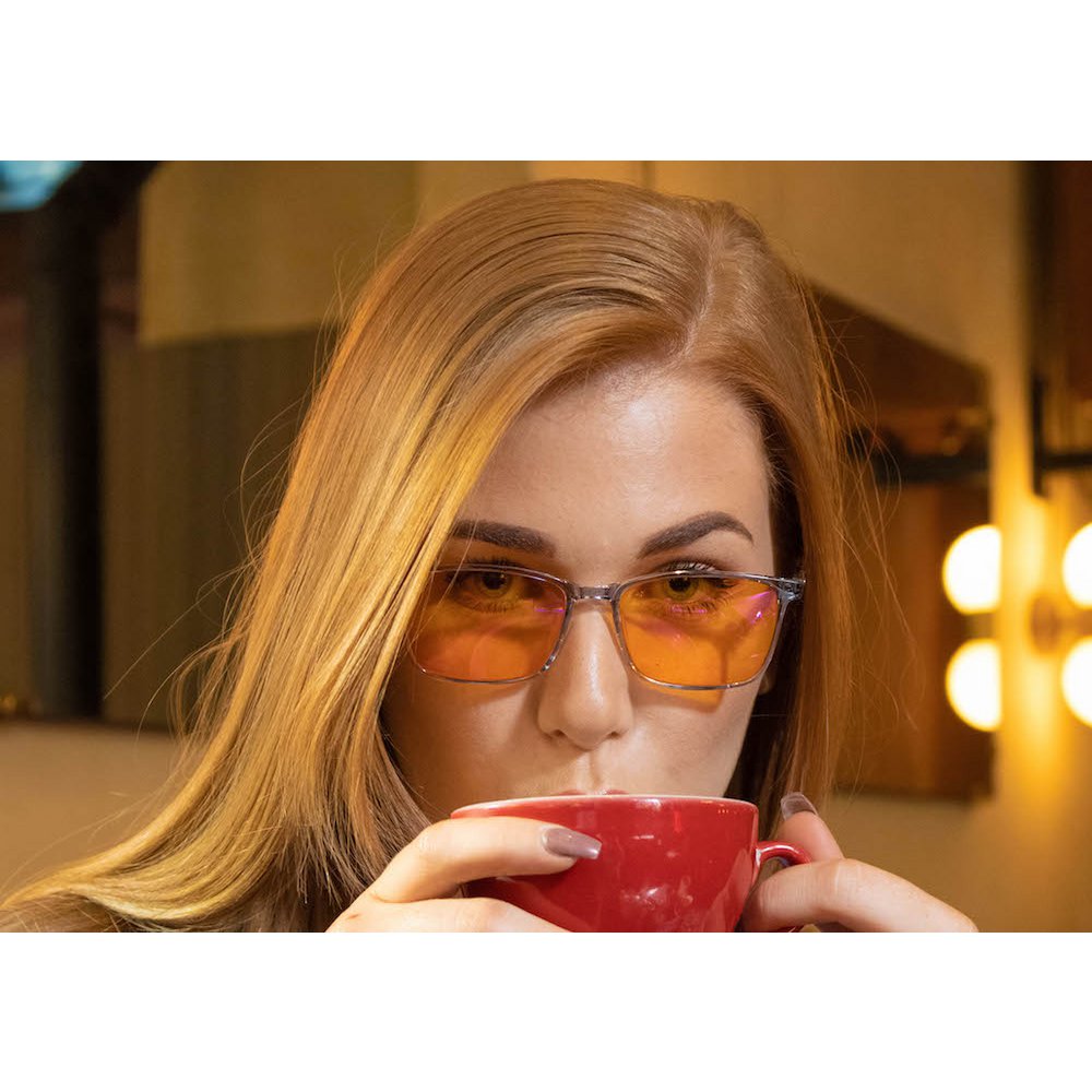 Harrison Blue Light Glasses - Heavy Duty Lens (krystal stel)
