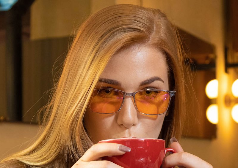 Harrison Blue Light Glasses - Heavy Duty Lens (krystal stel)