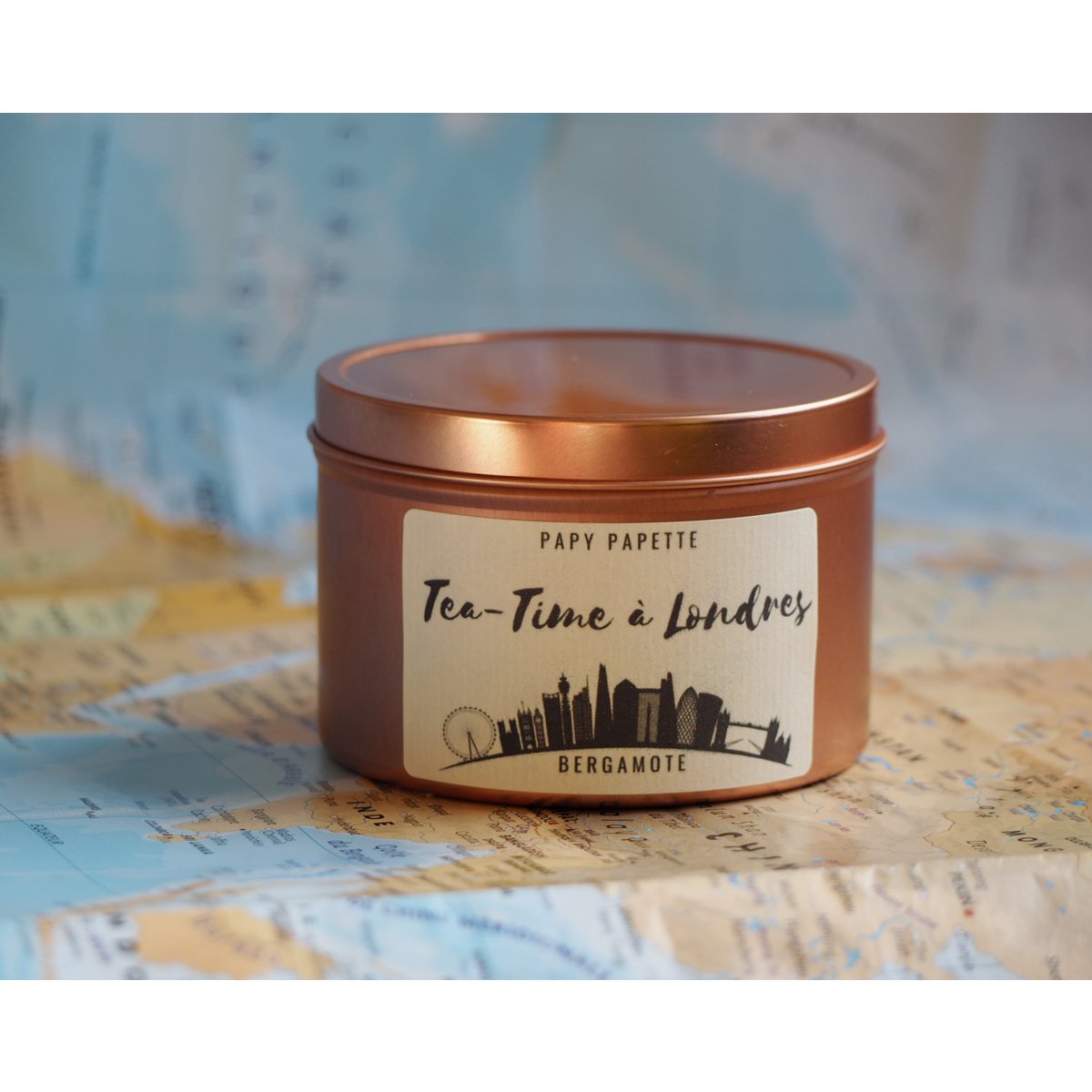 VEGETABLE CANDLE - TEA-TIME A LONDRES - PERFUME BERGAMOT