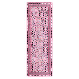 Pink Islamic Art Silk Scarf Partal