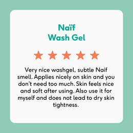 Naïf Reinigende Wasgel voor Baby & Kids refill 500ML