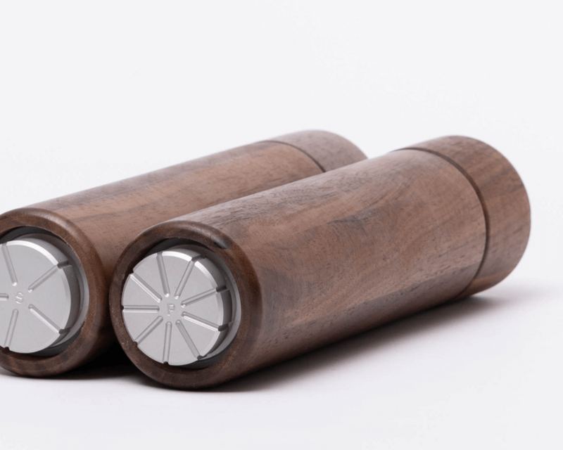 Salt & Pepper Grinders - UPSIDE DOWN - Oak / Walnut