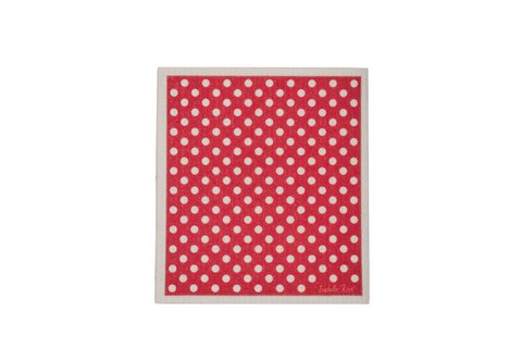 Spültuch Polka Dot rot 17x20 cm Isabelle Rose
