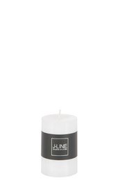 J-Line cilinderkaars - wit - small - 18U