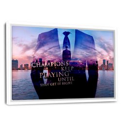 The Champion. - Plexiglasbild