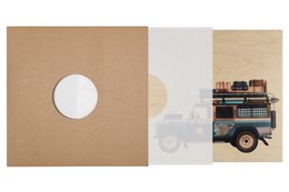 Poster 33T/12 inch in wood p.travel 4x4